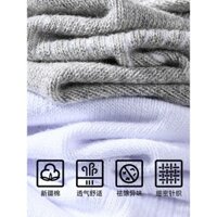 Tất ngắn nam cotton nguyên chất Septwolves, chống mùi, thấm mồ hôi, tất ngắn mùa hè 7a, tất thể thao nam chống vi khuẩn
