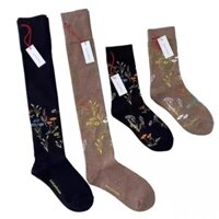 Tất Niche Nghệ Thuật Hoa Mina Perhonen Cho Nữ Tất Ống Dài