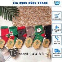 Tất noel cổ cao cho bé