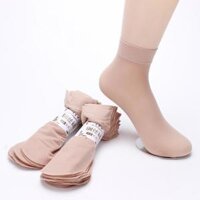 Tất nữ mỏng giấy cổ ngắn Hàn Quốc - Đen