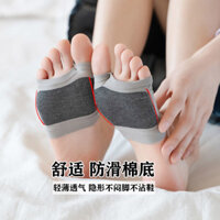 Tất Nữ Nửa Lòng Bàn Tay Tất Thuyền Vô Hình Chia Ngón Chân Nửa Lòng Bàn Tay Cotton Miếng Lót Nông Miệng Mỏng Phong Cách Hút Mồ Hôi Chống-