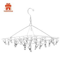 Tất Phơi Giá Giặt Nhỏ Giọt Móc Treo Hình Chữ Nhật Với 30 Chiếc Chốt Trong Nhà Ngoài Trời Dây Treo Quần Áo Máy Sấy Kẹp Quần Áo Sấy Quần Áo Cho Bé, Khăn, Đồ Lót