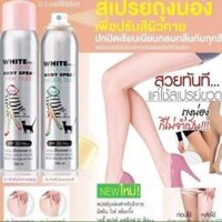 Tất phun white stockings Body spray mistine