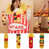 Tất sàn san hô mùa thu đông Coral Fleece Coralspun Tất dày ấm áp U2n4