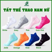 Tất Thể Thao Nam Nữ Chống Trơn Trượt TV/05, Vớ Cổ Ngắn Cao Lửng Chạy Bộ Bóng Đá Bóng Rổ Tennis Cầu Lông Cao Cấp Dày Thấm Hút Mồ Hôi, Thoáng Khí