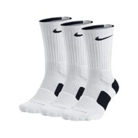 Tất thể thao Nike Set 3 Nike Elite 1.0 Crew Basketball Socks – White