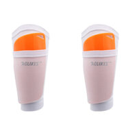 Tất Vớ Bóng Đá Bảo Vệ Ống Đồng Kiểu Legging Thoáng Khí Football Leg Guard Plate Socks YE-7968  - Trắng - L
