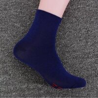 Tất vớ cao cổ nam trung niên dày dặn thấm hút mồ hôi bảo vệ lao động chống mòn - Màu hải quân