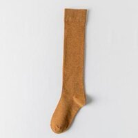 Tất vớ len dài cho nữ, tất dài qua gối phong cách Hàn Quốc trẻ trung, năng động, mềm ấm và nhiều màu - Nâu 3 - Tất dài ngang gối