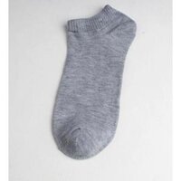 Tất Vớ Nam Nữ Cotton Cổ Ngắn Hàn Quốc - Tất Vớ Cổ Thấp Unisex Thấm Hút Mồ Hôi Cực Tốt - Đen trơn