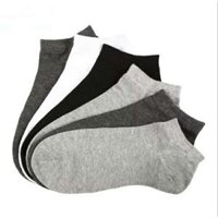 Tất Vớ Trơn Cổ Ngắn Nam Nữ - Combo 4 Màu