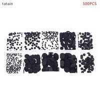 Tatain 500 Chiếc Kích Thước Khác Nhau Miếng Lót Cao Su Dẫn Điện Bàn Phím Bộ Sửa Chữa Cho IR Điều Khiển Từ Xa Nút Cao Su Dẫn Điện VN