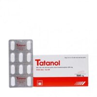 Tatanol 500mg giảm đau, hạ sốt (1 vỉ x 10 viên)