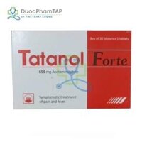 Tatanol Forte (150 viên) - Paracetamol 650mg Pymepharco