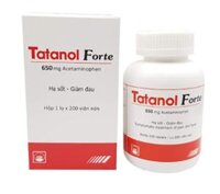TATANOL FORTE (Acetaminophen) – Thuốc giảm đau, hạ sốt (Lọ 200 viên)