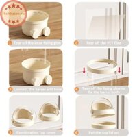 Tater Hộp Bảo Quản Búp Bê Có Đèn Tổ Chức Đồ Chơi Sang Trọng Ống Bảo Quản Nhựa Trong Suốt Nhồi Bông Thùng Bảo Quản Đồ Chơi Trẻ Em Tổ Chức VN