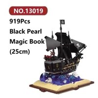 ✨Tàu cướp biển Ngọc Trai Đen  Sách Ma Thuật Đồ Chơi Lắp Ráp Mô Hình 919Chi Tiết Meiji Ship Lắp Ghép Xếp Hình