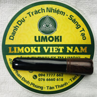 Tẩu Đầu Lọc Thuốc Lá Sừng Trâu Đầu Gỗ