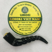 Tẩu Đầu Lọc Thuốc Lá Sừng Trâu Đen Cao Cấp