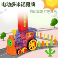 TÀU HOẢ XẾP HÌNH DOMINO TỰ ĐỘNG BÉ THOẢ SỨC SÁNG TẠO..