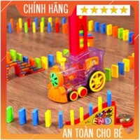 TÀU HỎA XẾP HÌNH DOMINO TỰ ĐỘNG CHO BÉ (sử dụng pin)