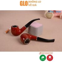 Tẩu Hút Thuốc Sợi Và Thuốc Điếu Bằng Gỗ Khắc Hoa Văn Cao Cấp