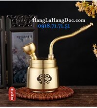 Tẩu lọc nước đồng CB-680 hút thuốc sợi và điếu 3 cỡ