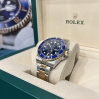 Tàu Ngầm rolex Chính Hãng 116613Vòng Tay Mạ Vàng 42mm / Bạc / Xanh Dương 42mm