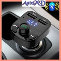 Tẩu nghe nhạc MP3 Bluetooth Từ Điện Thoại Qua Hệ Thống Loa Trên Xe Ô tô  Kiêm Cổng Sạc Nhanh Điện Thoại 3.1A