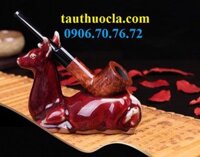 Tẩu pipe gỗ thạch nam mini hút thuốc lá sợi TN-166A cao cấp