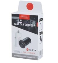 Tẩu sạc 3.1A 2 cổng Usb và TYPE-C cho ô tô, xe máy Yamaha Grande, Exciter 155, Nvx, Free go Hãng Earldom ORIGINAL