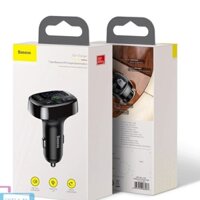 Tẩu sạc điện thoại đa năng trên xe hơi Baseus S09 T-Typed Wireless MP3 Car Charger hãng