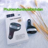 Tẩu Sạc Điện Thoại Xe Hơi Mở Rộng Cao Cấp HOCO Z29