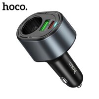 Tẩu sạc HOCO Z56 dùng cho các dòng xe hơi có 2 cổng Type C + USB sạc đa năng.