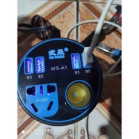 Tẩu sạc nhanh cho ô tô kiêm kích điện từ 12v 24v lên 220v công suất nhỏ