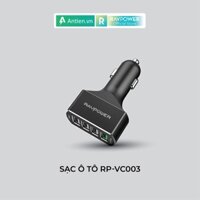 Tẩu sạc nhanh cho oto RAVPower RP-VC003 - Bảo Hành 12 Tháng