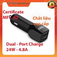 ✖❇Tẩu sạc nhanh ô tô 24W Anker 2 cổng USB 71AN2452C