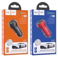 ✅TẨU SẠC NHANH Trên xe Ô tô Hoco Z37  36W 2 cổng USB Speed Dual Sport Qc3.0 Car Charger-Bh 12 Tháng
