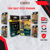 Tẩu Sạc Ô tô, Bộ Tẩu Sạc Xe Hơi PUGAN + Dây Sạc, Dùng Nguồn 12V-24V, Sạc Điện Thoại, Camera Hình Trình, Máy Hút Bụi,...