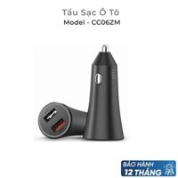 Tẩu sạc ô tô Xiaomi Mi công suất 37W, cốc sạc ô tô 2 cổng USB sạc cho điện thoại máy tính trên ô tô