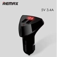 Tẩu sạc ôt 2 cổng đèn LED REMax RC 208