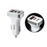 Tẩu Sạc Oto 2 Cổng USB Hoco Z3  - Củ Sạc Điện Thoại Chính Hãng Trên oto