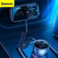 Tẩu Sạc Trên Ô Tô Baseus Kết Nối Bluetooth 5.0 3.1A USB FM Radio MP3