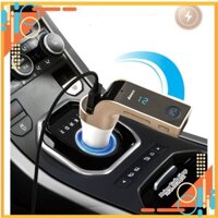 Tẩu sạc và nghe nhạc xe hơi ô tô cao cấp  usb fm transmitter carg7 bluetooth