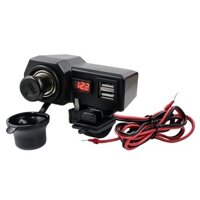 Tẩu sạc xe máy có đèn LED báo điện áp ML-3198