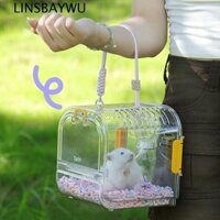 Tàu sân bay Hamster du lịch LINSBAYWU có chai nước Chuột chắc chắn
