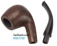 Tẩu Sherlock Holmes mini gỗ mun MU-1306 hút thuốc lá sợi