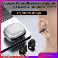 [Tàu] Tai nghe không dây JX80 Đèn LED dẫn truyền xương vòm âm thanh nổi HiFi Màn hình kỹ thuật số tương thích Bluetooth 5.3 với Trợ lý giọng nói Tai nghe kẹp tai Sử dụng hàng ngày