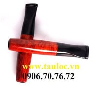 Tẩu thuốc lá gỗ thạch nam (briar) TN D5, lọc than hoạt tính thay lõi tiện dụng và cao cấp