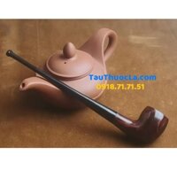 Tẩu thuốc lá mini gỗ cẩm thạch, cối nhỏ TN-82 cán dài
